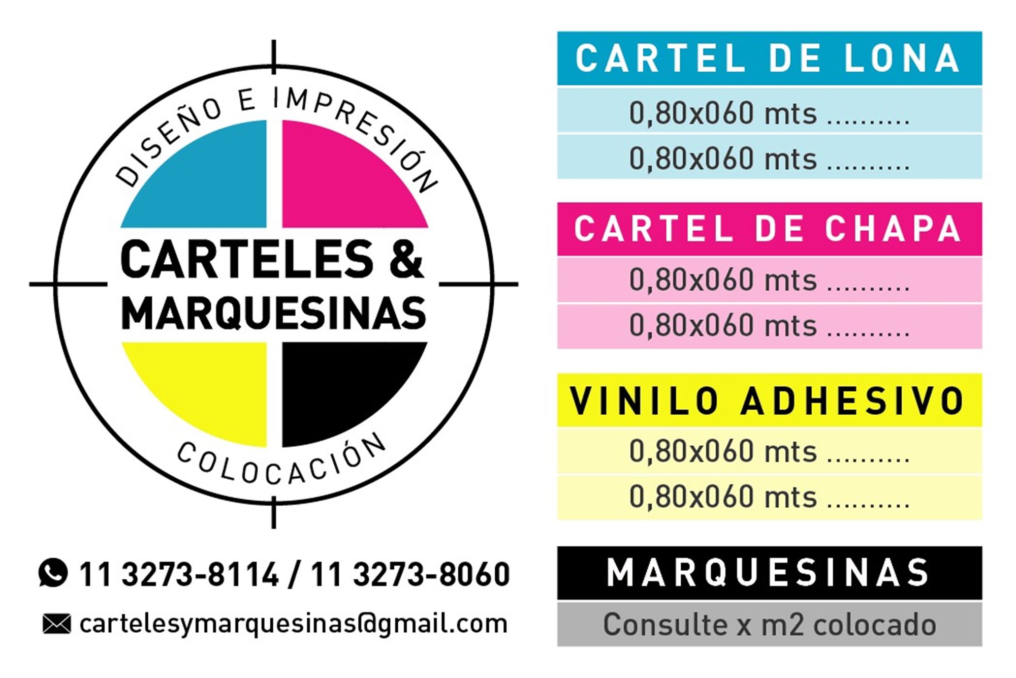 xarteles y marqusinas